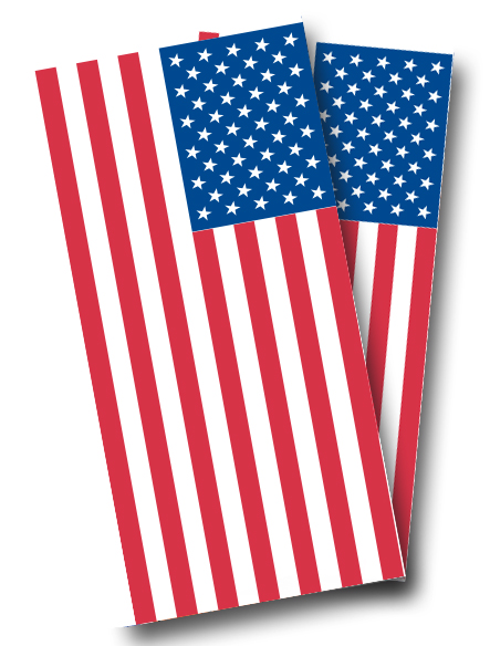 American Flag Cornhole Wrap