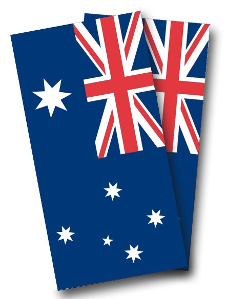 Australian Flag Cornhole Wrap