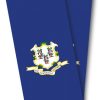 Connecticut Flag Cornhole Wrap
