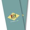 Delaware Flag Cornhole Wrap