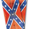 Distressed Rebel Flag Cornhole Wrap