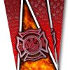 Fireman Cornhole Wrap