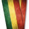 Rasta Flag Cornhole Wrap
