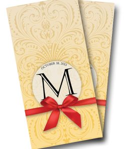 Wedding Bow Cornhole Wrap