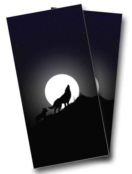 Wolf Cornhole Wrap