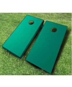 painted cornhole boards green