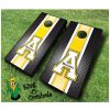 Appalachian State Mountaineers cornhole boards-Stripe