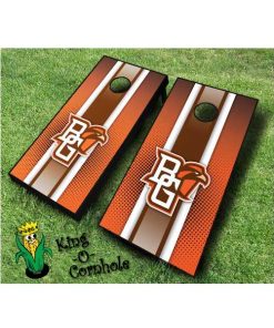 Bowling Green NCAA cornhole boards-Stripe