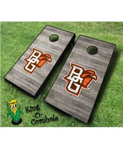 Bowling Green NCAA cornhole boards Distressed