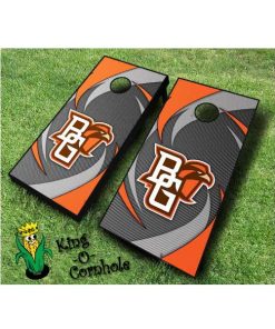 Bowling Green NCAA cornhole boards Swoosh