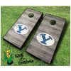 Brigham Young BYU NCAA cornhole boards Distressed