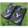 Brigham Young BYU NCAA cornhole boards Swoosh