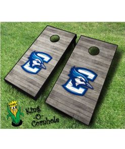 Creighton Bluejays NCAA cornhole boards Distressed