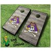 East Carolina Pirates NCAA cornhole boards Distressed