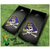 East Carolina Pirates NCAA cornhole boards Slanted