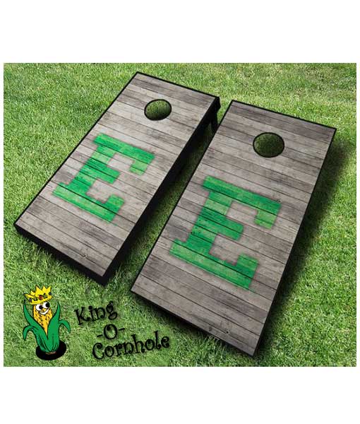Eastern Michigan Eagles NCAA cornhole boards Distressed