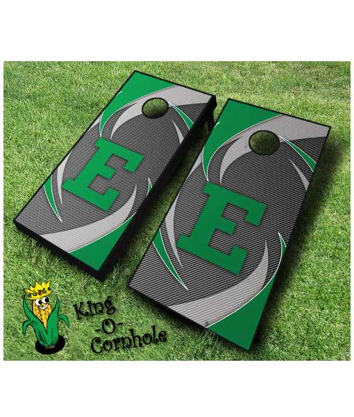 Eastern Michigan Eagles NCAA cornhole boards Swoosh