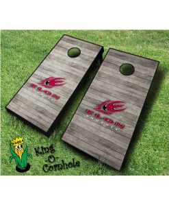 Elon Phoenix NCAA cornhole boards Distressed