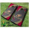 Elon Phoenix NCAA cornhole boards Swoosh