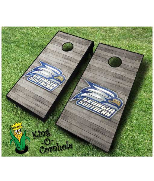 Georgia Southern Eagles NCAA cornhole boards Distressed