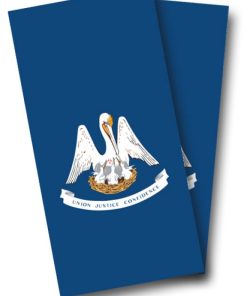 Louisiana Flag Cornhole Wrap