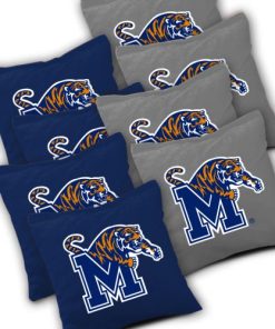 Memphis Tigers Cornhole Bags Set of 8