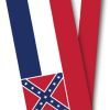 Mississippi Flag Cornhole Wrap