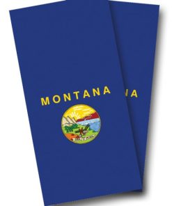 Montana Flag Cornhole Wrap