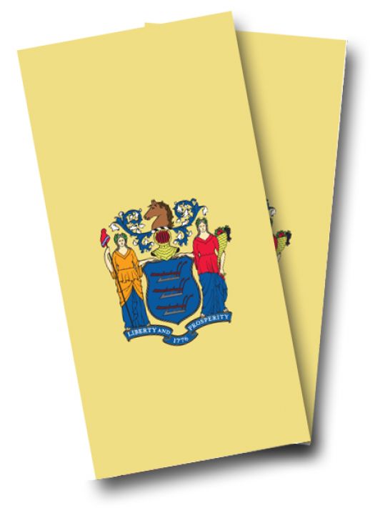 New Jersey Flag Cornhole Wrap