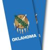Oklahoma Flag Cornhole Wrap