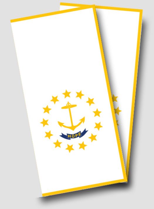 Rhode Island Flag Cornhole Wrap