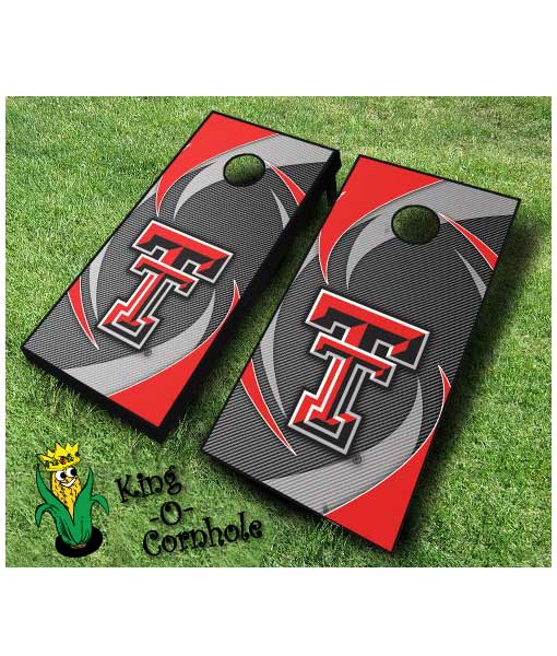 Texas Tech red raiders NCAA cornhole boards Swoosh