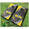 Toledo rockets NCAA cornhole boards Swoosh