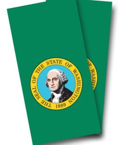 Washington Flag Cornhole Wrap