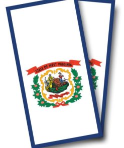 West Virginia Flag Cornhole Wrap