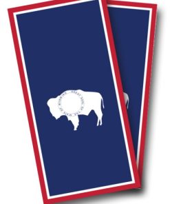 Wyoming Flag Cornhole Wrap