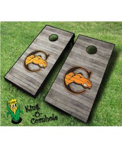 campbell fighting camels NCAA cornhole boards Distressed