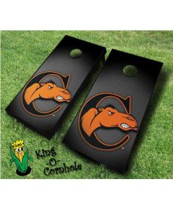 campbell fighting camels NCAA cornhole boards Slanted