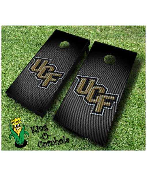 central florida knights NCAA cornhole boards Slanted