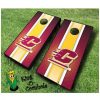 central michigan Chippewas NCAA cornhole boards-Stripe