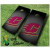 central michigan_Chippewas NCAA cornhole boards Slanted