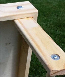 Cornhole boards Leg details