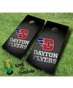 dayton flyers NCAA cornhole boards Slanted