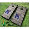 memphis tigers NCAA cornhole boards distressed