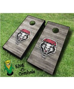 new mexico lobos NCAA cornhole boards Distressed