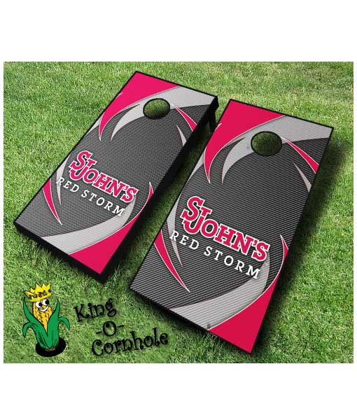 st johns red storm NCAA cornhole boards Swoosh