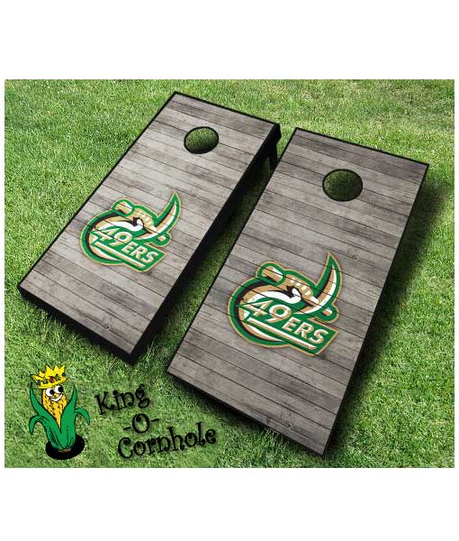 unc charlotte 49ers NCAA cornhole boards Distressed