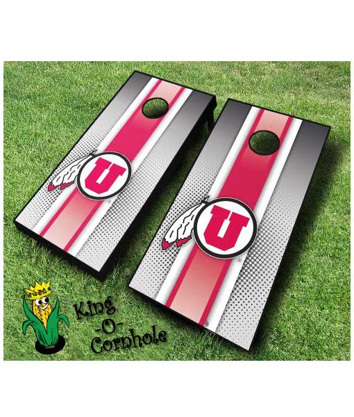 utah utes NCAA cornhole boards Stripe