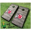 Utah Distressed Cornhole Boards