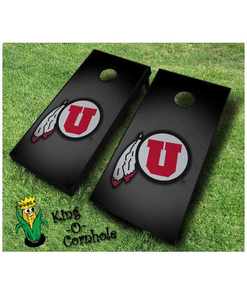 utah utes NCAA cornhole boards Slanted